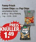 Aktuelles Linsen Chips oder Pop Chips Angebot bei V-Markt in Regensburg ab 1,49 €