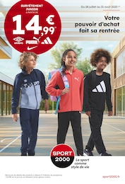 Prospectus Sport 2000 à Contest: "Votre pouvoir d’achat fait sa rentrée", 20} pages, 28/07/2025 - 31/08/2025