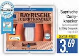 Bayrische Curryknacker von Qualität im aktuellen EDEKA Prospekt für 3,69 €