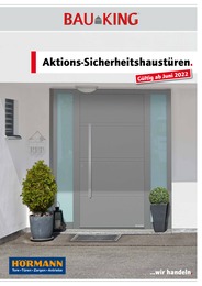 Bauking Prospekt: "Aktions-Sicherheitshaustüren", 9 Seiten, 21.09.2022 - 30.11.2022