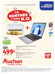 Prix et réduction Ordinateur dans le prospectus Auchan Hypermarché en cours Offre Ordinateur dans le catalogue Auchan Hypermarché du moment à la page 1