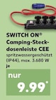 Camping-Steckdosenleiste CEE von SWITCH ON für 9,99 € bei Kaufland im Angebot Camping-Steckdosenleiste CEE von SWITCH ON im aktuellen Kaufland Prospekt