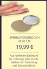 Springformboden Ø 20 cm im Angebot bei Marktkauf in Rottenburg Springformboden Ø 20 cm Angebote bei Marktkauf Rottenburg für 19,99 €