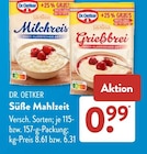 Milchreis von Dr. Oetker im aktuellen ALDI SÜD Prospekt für 0,99 €