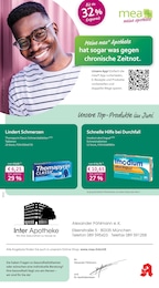 mea - meine apotheke Prospekt für München: "Unsere Juni-Angebote", 4 Seiten, 01.06.2025 - 30.06.2025