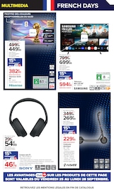 Promos Casque Audio dans le catalogue "PASSEZ L'AUTOMNE CONNECTÉ À VOS ENVIES !" de Carrefour Casque Audio en promo dans le catalogue Carrefour à la page 11
