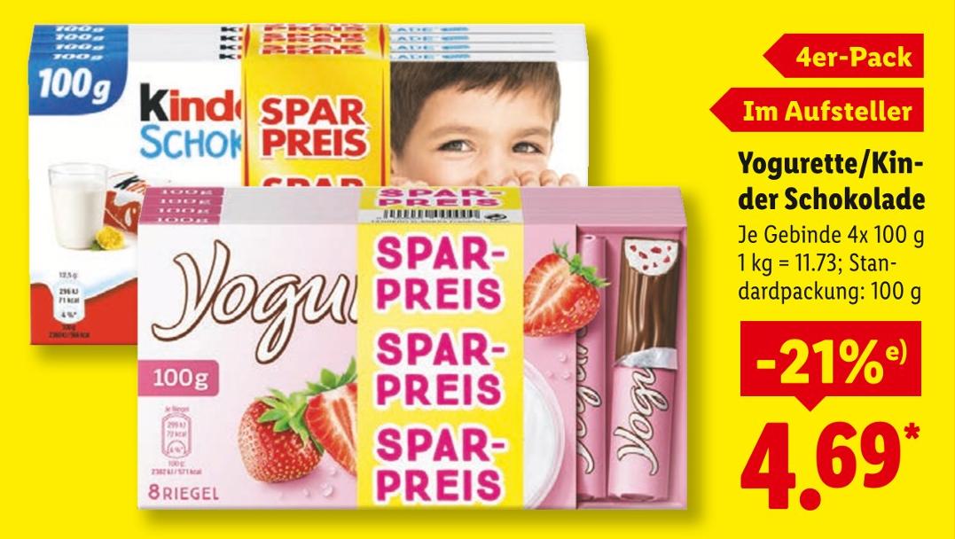 Kinder Schokolade