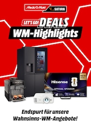 MediaMarkt Saturn Prospekt für Arnsberg mit 1 Seite MediaMarkt Saturn Prospekt für Arnsberg: "LET'S GO! DEALS WM-Highlights", 1 Seite, 06.07.2026 - 20.07.2026
