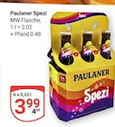 Spezi von Paulaner im aktuellen GLOBUS Prospekt