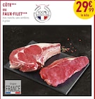 Côte ou faux-filet à Rayon Boucherie Carrefour dans Cendras