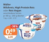Milchreis im V-Markt Prospekt Milchreis von Müller im aktuellen V-Markt Prospekt für 0,49 €