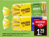 Sandwich American Classic oder Körner Harmonie Angebote von Golden Toast bei Marktkauf Lörrach für 1,29 €