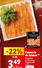 Carpaccio de saumon - Deluxe en promo chez Lidl Toulouse à 3,49 €