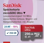 Speicherkarte microSDXC Ultra im V-Markt Prospekt Speicherkarte microSDXC Ultra von SanDisk im aktuellen V-Markt Prospekt für 20,24 €