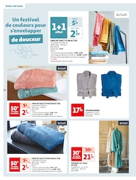 Offre Linge De Toilette dans le catalogue Auchan Hypermarché du moment à la page 20