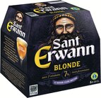 Pack de 6 bières blonde - Sant Erwann - Intermarché Hyper à Poitiers Pack de 6 bières blonde - Sant Erwann en promo chez Intermarché Hyper Poitiers à 4,55 €