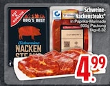 Schweine-Nackensteaks Angebote von GUT & GÜNSTIG bei EDEKA Friedrichshafen für 4,99 €