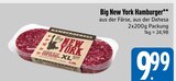 Big New York Hamburger im E xpress Prospekt Big New York Hamburger von im aktuellen E xpress Prospekt für 9,99 €