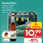 Sternquell Biere im Angebot bei Netto Marken-Discount in Altenburg Sternquell Biere Angebote bei Netto Marken-Discount Altenburg für 10,99 €