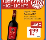 Primitivo IGT von Doppio Tratto im aktuellen ALDI SÜD Prospekt für 1,99 €