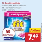 Geschirrspültabs Angebote von Fit bei Netto Marken-Discount Gladbeck für 7,49 €