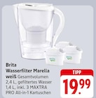 Wasserfilter Marella weiß Angebote von Brita bei EDEKA Koblenz für 19,99 €