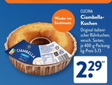 Ciambella-Kuchen von Cucina im aktuellen ALDI SÜD Prospekt für 2,29 €