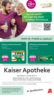 Aktueller mea - meine apotheke Prospekt "Unsere September-Angebote" Seite 1 von 4 Seiten für Hamburg