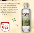 Aktuelles Finnischer Vodka Angebot bei GLOBUS in Koblenz ab 9,99 €