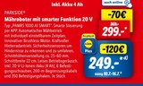 Mähroboter mit smarter Funktion 20 V im Angebot bei Lidl in Ansbach Mähroboter mit smarter Funktion 20 V Angebote von PARKSIDE bei Lidl Ansbach für 249,00 €