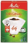 Filtres à café blanc 1x4 - MELITTA en promo chez Super U Saint-Germain-en-Laye à 0,65 €