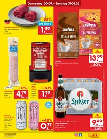 Kaffeebohnen im Netto Marken-Discount Prospekt "Aktuelle Angebote" mit 76 Seiten (Cottbus)