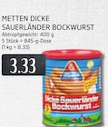 EDEKA Ratingen - Dicke Sauerländer Bockwurst Angebot im Prospekt Dicke Sauerländer Bockwurst bei EDEKA im Ratingen Prospekt für 3,33 €