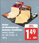 Alt-Mecklenburger deutscher Schnittkäse bei EDEKA im Pritzwalk Prospekt für 1,49 €