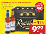 Netto Marken-Discount Karstädt - Pilsner oder Alkoholfrei Angebot im Prospekt Pilsner oder Alkoholfrei bei Netto Marken-Discount im Karstädt Prospekt für 9,99 €