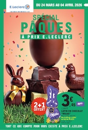 Catalogue Supermarchés E.Leclerc en cours à Carhaix-Plouguer et alentours, SPÉCIAL PÂQUES À PRIX E.LECLERC, 80 pages, 24/03/2026 - 04/04/2026