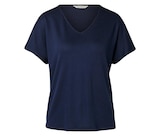 Strukturiertes Shirt, dunkelblau bei Tchibo im Supermarkt im Prospekt "" für 14,99 €