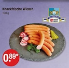 Knackfrische Wiener von Ostermeier im aktuellen V-Markt Prospekt für 0,89 €