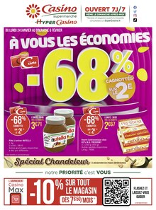 Casino Supermarchés Catalogue "À vous les économies", 36 pages, Thyez, 24/01/2022 - 06/02/2022 Casino Supermarchés Catalogue "À vous les économies", 36 pages, Thyez, 24/01/2022 - 06/02/2022