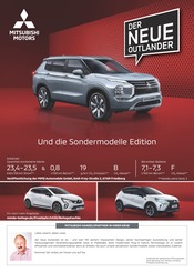Aktueller Mitsubishi Prospekt mit Auto, "Mitsubishi Angebote", Seite 1