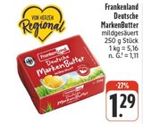nah und gut - Deutsche MarkenButter Angebot im Prospekt Deutsche MarkenButter bei nah und gut im Prospekt "" für 1,29 €