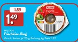 Frischkäse-Ring von Milsani im aktuellen ALDI SÜD Prospekt für 1,49 €