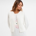 Gilet effet polaire sans manches blanc femme à 10,00 € dans le catalogue La Halle