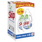 Lessive liquide "Format familial" - SKIP en promo chez Carrefour Market Dreux à 25,59 €