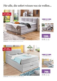 Boxspringbett im Polstermöbel Fischer Prospekt "BOXSPRING SPEZIAL" auf Seite 6