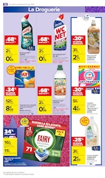Prix et réduction Lessive dans le prospectus Carrefour Market en cours Offre Lessive dans le catalogue Carrefour Market du moment à la page 60