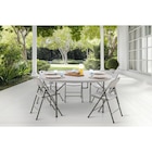 Table ronde pliante - ARTIS - Carrefour à Nice Table ronde pliante - ARTIS en promo chez Carrefour Nice à 64,99 €
