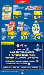 Offre Lait dans le catalogue Lidl du moment à la page 9