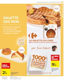 Offre Galette Frangipane dans le catalogue Carrefour du moment à la page 37