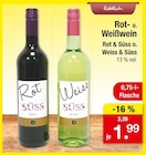 Rot- o. Weißwein Angebote von lieblich bei Zimmermann Delmenhorst für 1,99 €